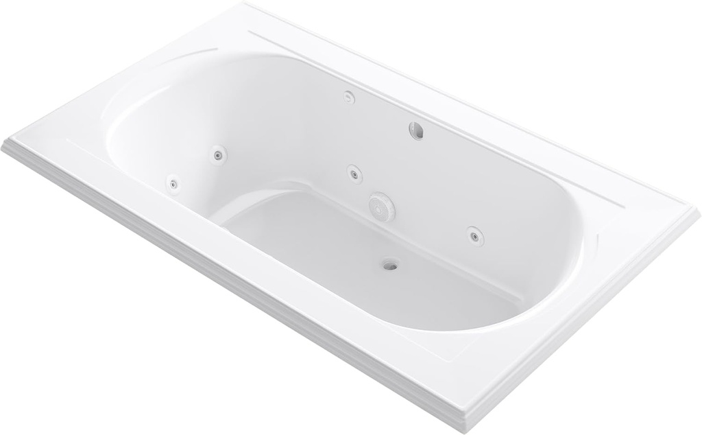 Kohler K-1418-JH-0 Memoirs Bathtub, Biscuit