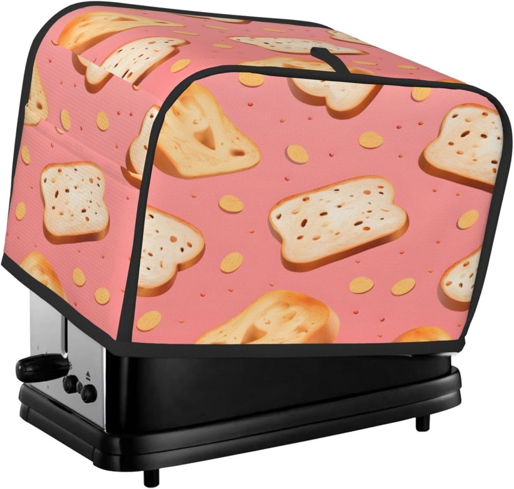 Toaster Cover 2 Slice Bread Nuts Toaster Pattern Toaster Cover Waterproof Kitchen Small Appliance Covers Microwave Oven Dust-Proof Bread Cover, Women Gift