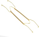 Jutagoss 1PCS Plate Hanger 15.98" W Type Stainless Steel Plate Hangers Invisible Wall Hooks for Walls Compatible Decorative Plates Hooks Dish Diaplay Holder Golden