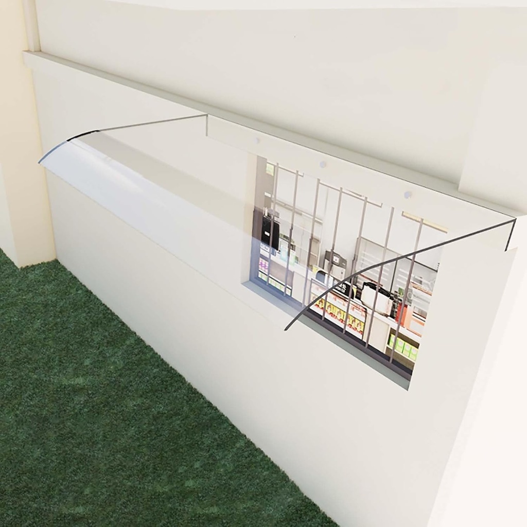 Polycarbonate roofing sheet outdoor clear,clear polycarbonate sheets,plastic roof panel,outdoor awning for patio,patio awning protective storage cover,household door and window awnings,Thickness:2.5MM