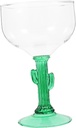 Luxshiny 1pc Cactus Margarita Glass Unique Drinking Cup for Parties Home Decor Capacity Glass Goblet for Cocktails and Beverages