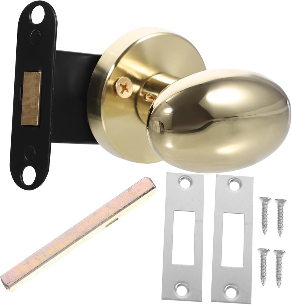 Operitacx Single Sided Commercial Deadbolt Lock Stainless Steel Hidden One-Sided Door Handle Quiet Smooth Operation Anti-Rust Design for Interior Doors