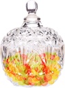 32oz Large Crystal Candy Jar with Lid, 950ml Glass Candy Dish Decorative Covered Glass Jar, Covered Cookie Bowls for Buffet, Party, Wedding, Home Decoration
