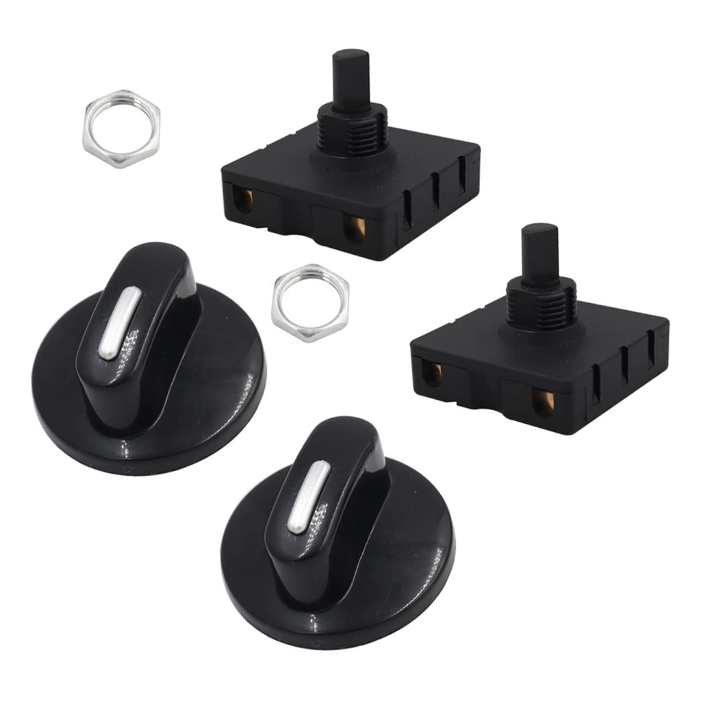 LIFKOME Fan Heater Speed Selector 3 Speed Rotary Replacement Electric Heater 120v-250v 10a Quick Fit