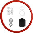 Replacement Parts for Instant Pot Ultra 60 Duo Nova 60 Duo Gourmet 6 Qt and Duo Crisp Air Fryer 11in1 6Qt, Include Steam Release Valve Sealing Ring Float Valve Seal and Anti-Block Shield