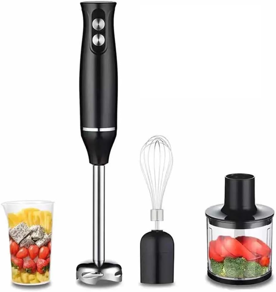 TsoLay Immersion Handheld Blender, 500W Cordless Immersion Mixer with Stainless Steel Blades and Anti-Slip Handle, 2 Gear Speed Adjustable, Easy to Cleaning, for Shakes, Smoothies, Puree, Soups