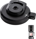 Outer Bowl Lid for Ninja NC301 Ice Cream Maker, Reusable Ninja Creami Replacement Lid, Compatible Ninja NC299AMZ/NC301/NC300/NC201/NC101 Series (NO Paddle Blade),Ninja Creami Replacement Parts