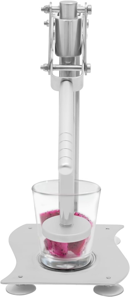 Heavy Duty Manual Lemon Press Squeezer & Citrus Juicer - Professional Lemon Smasher,Multipurpose Nut/Orange Crusher with 6.69In Handle,Desktop Stainless Steel Fruit Extractor with 4 Suction Cups