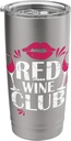Red Wine Club Stainless Steel Insulated Tumbler