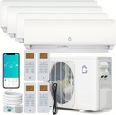 Garvee 28K 3 Zone Mini Split Air Conditioner and Heater, 20 SEER2 208-230V 9000 + 9000 + 12000 BTU Wifi Mini Split AC/Heating System Multi Zone, Ductless, Wall Unit, with Installation Kits