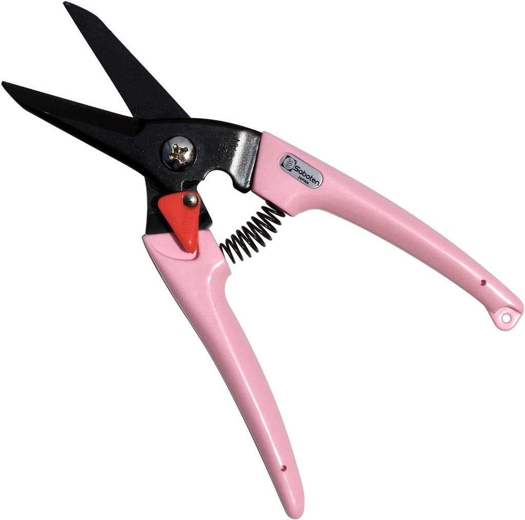 Saboten Pruning Shears for Women Slim Pink 1211-P (Japan Import)