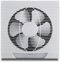 Wall Exhaust Fan，Plastic White Square Exhaust Fan Fumes Home Bathroom Strong Wall Ventilation Fan
