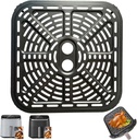 6QT Air Fryer Crisper Plate Tray for COSORI Turboblaze 9-in-1 6QT Air Fryers, Upgraded Replacement Grill Pan Crisping Plate Grate Rack Grid Shelf for COSORI 6QT, Nonstick, Dishwasher Safe