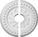 Ekena Millwork CM15FO2-03500 15 3/4"OD x 3 1/2"ID x 2"P Foster Shell Ceiling Medallion, Fits Canopies up to 9-5/8", 2 Piece