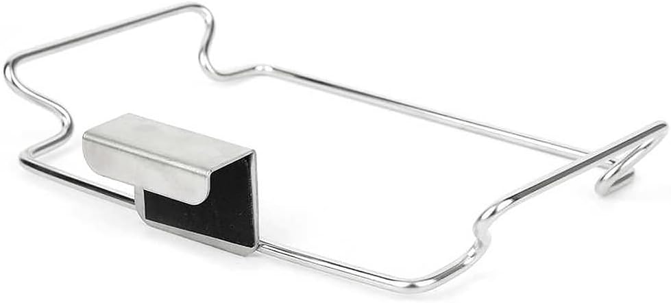 TopHomer Over the Cabinet Metal Wire Small Garbage Container, Trash Bag Holder Rack for Recycled Reusable Disposable Plastic Shopping Grocery Bags for Kitchen, Pantry, Garage, Bathroom