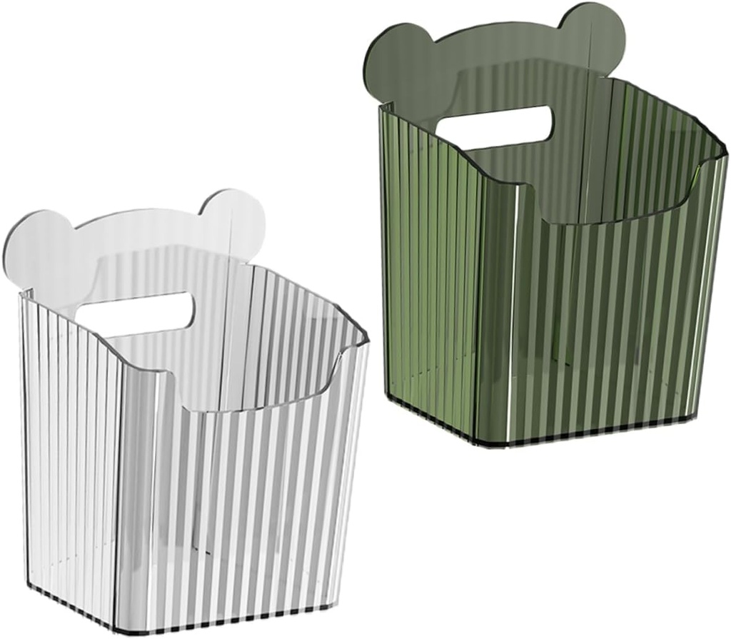 2pcs Transparent Wall Adhesive Storage Baskets for Kitchen and Bathroom Hanging Garlic and Onion Organizer Space-saving Household Storage Easy to Install and Clean