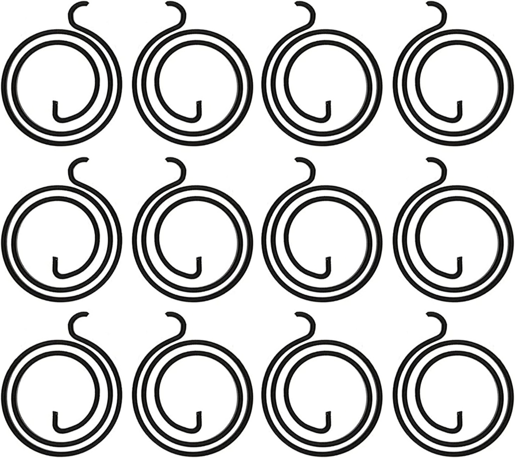12x Turning Lever Door Handles Spring Coil Replacement Parts 2.5 Turn Coil for Right Handed and Left Handed