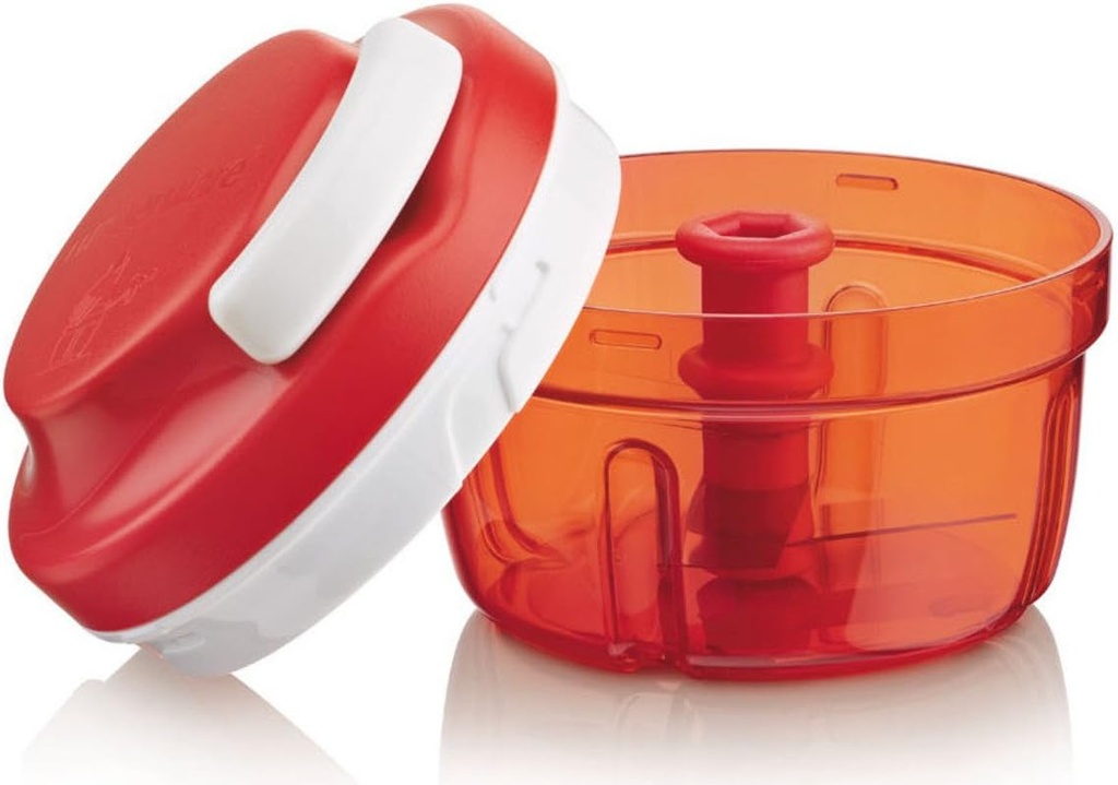 Tupperware Turbo Chef Herb Smart Chopper 300ml / 1.2 cup (red)