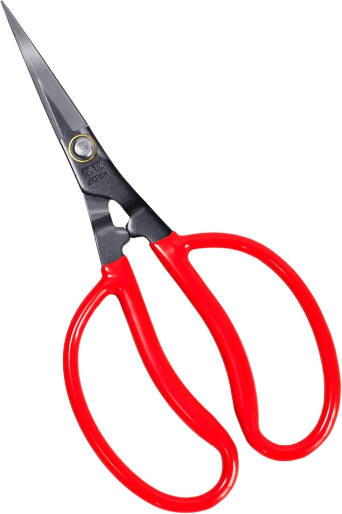 Grape Thinning Scissors 6.8” Pointed Tips, Professional Garden Scissors for Trimming, Thinning, Harvesting, Japanese Carbon Steel Blade, Made in JAPAN