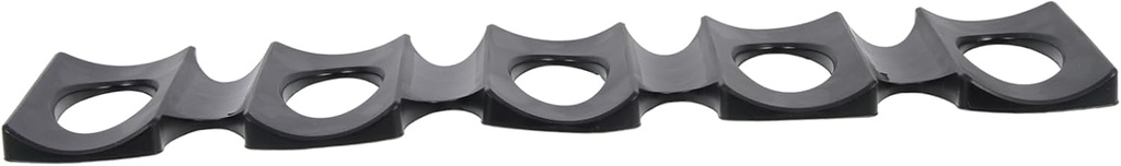 Silicone Beer and Beverage Can Storage Rack Flexible Drink Organizer for Fridge Easy to Clean and Multi-use Mat for Soda Black Design