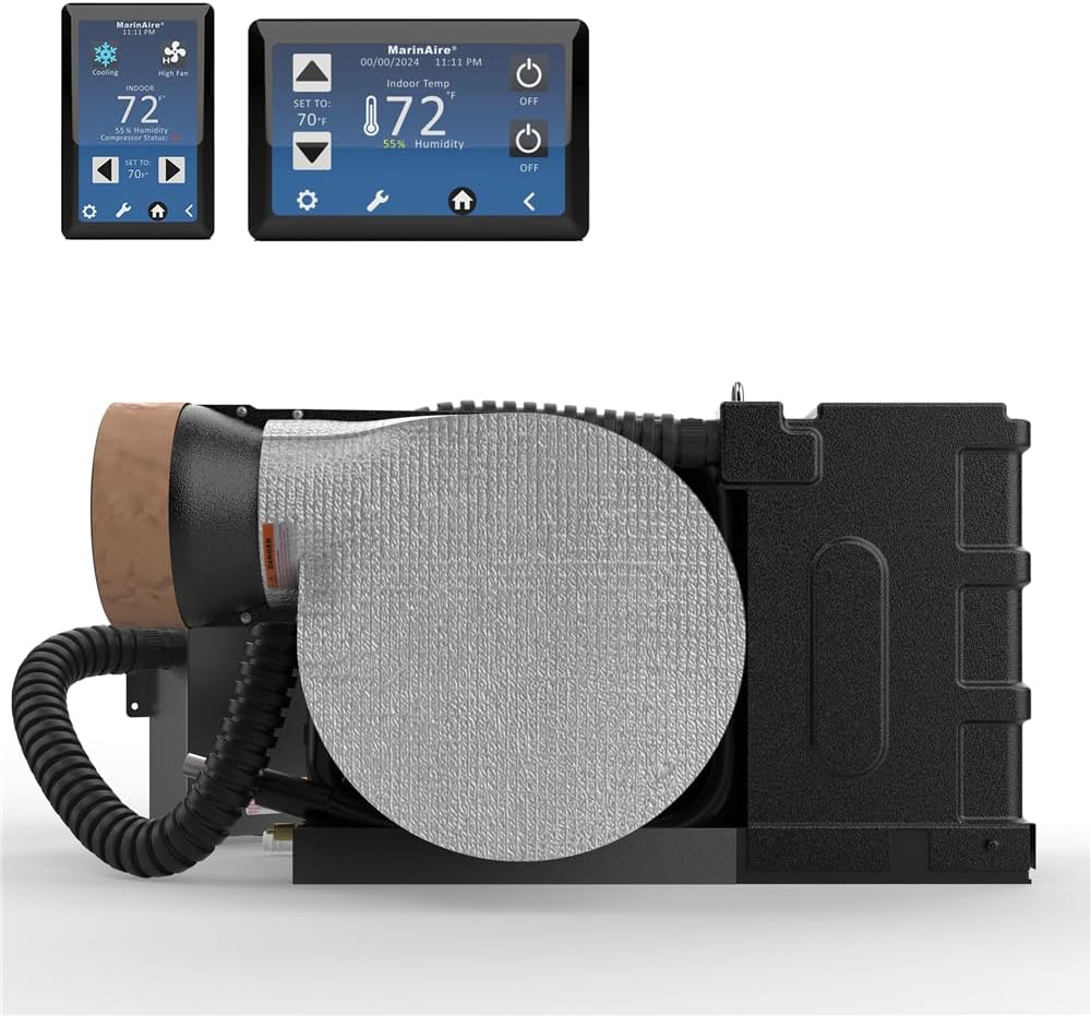 9,000 Btu/h Self Contained Marine Air conditioner and Heat pump 110-120V/60Hz