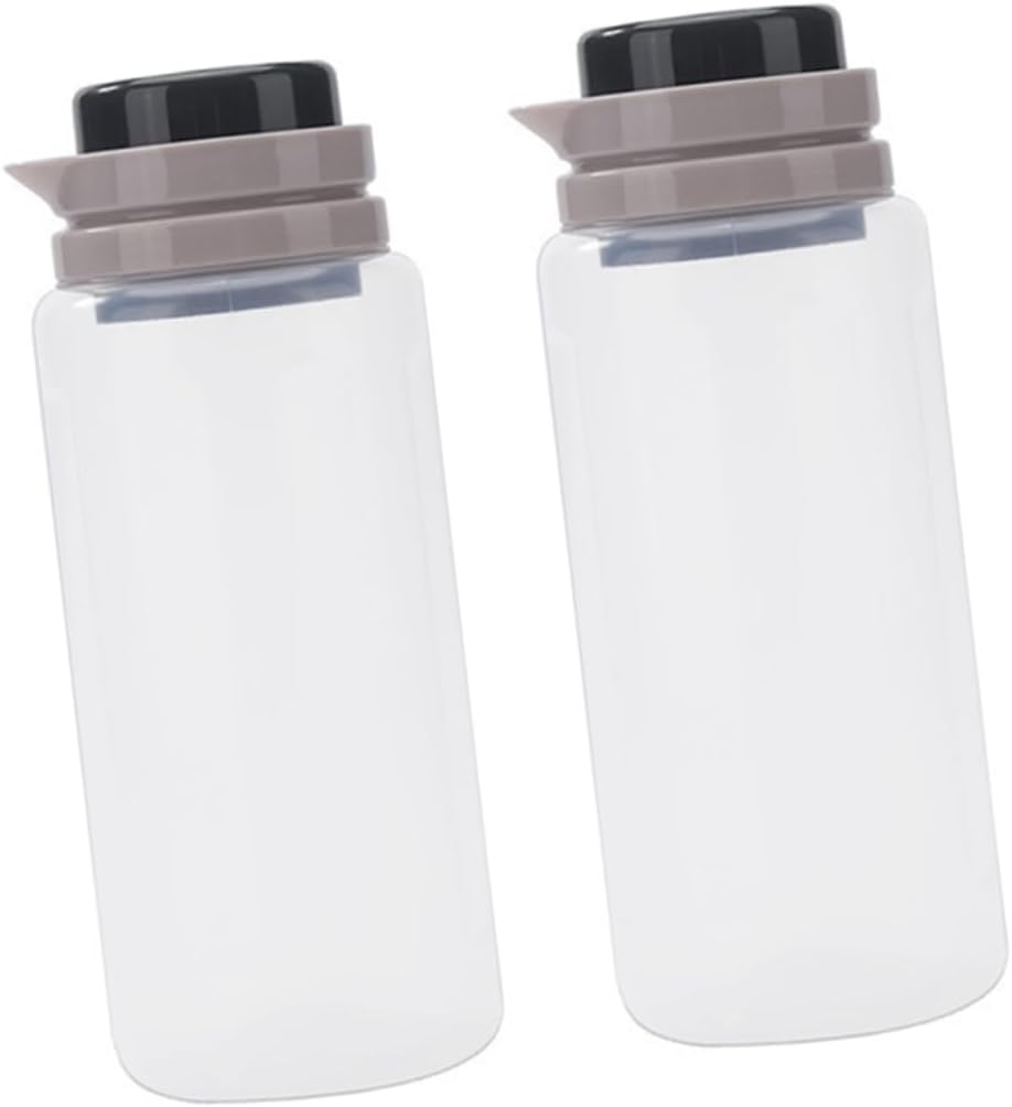 2pcs Fresh Jar Storage Containers Lids for Food Space-saving Airtight Bins Measuring Cup Fruit Grain Storage Keepers