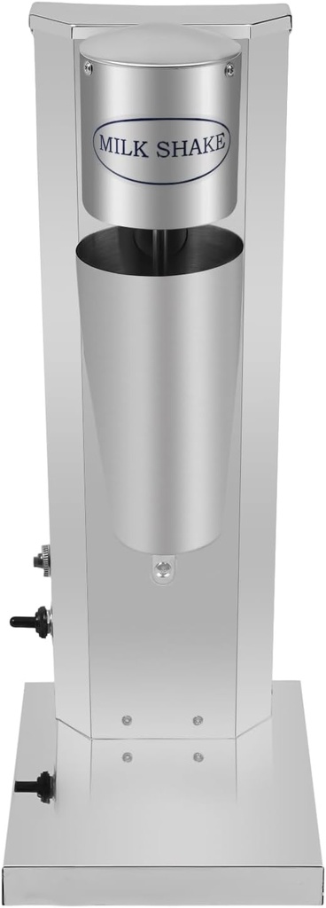 Milkshake Maker Stainless Steel Milk Shaker Mixer 2-speed Mixing Single Head Mixer with Cup