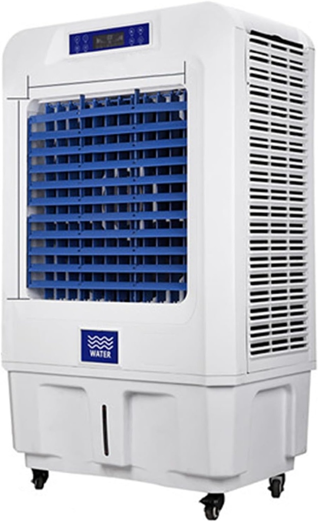 Evaporative Air Cooler, 3-Speed Swamp Cooler with Timer and Water Tank, Portable Windowless Air Conditioner for Room Office