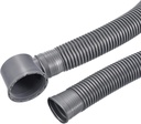 MECCANIXITY Bathtub Drain Pipe Expandable Waste Drain 100cm Tubing Flexible Drainage Hose for Bathroom Shower, Grey Pack of 1