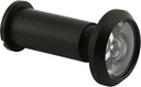 Prime-Line U 11455 Door Viewer, 200 Degree, UL Listed, Matte Black Finish, Solid Brass, 9/16 In. Diameter (Single Pack)