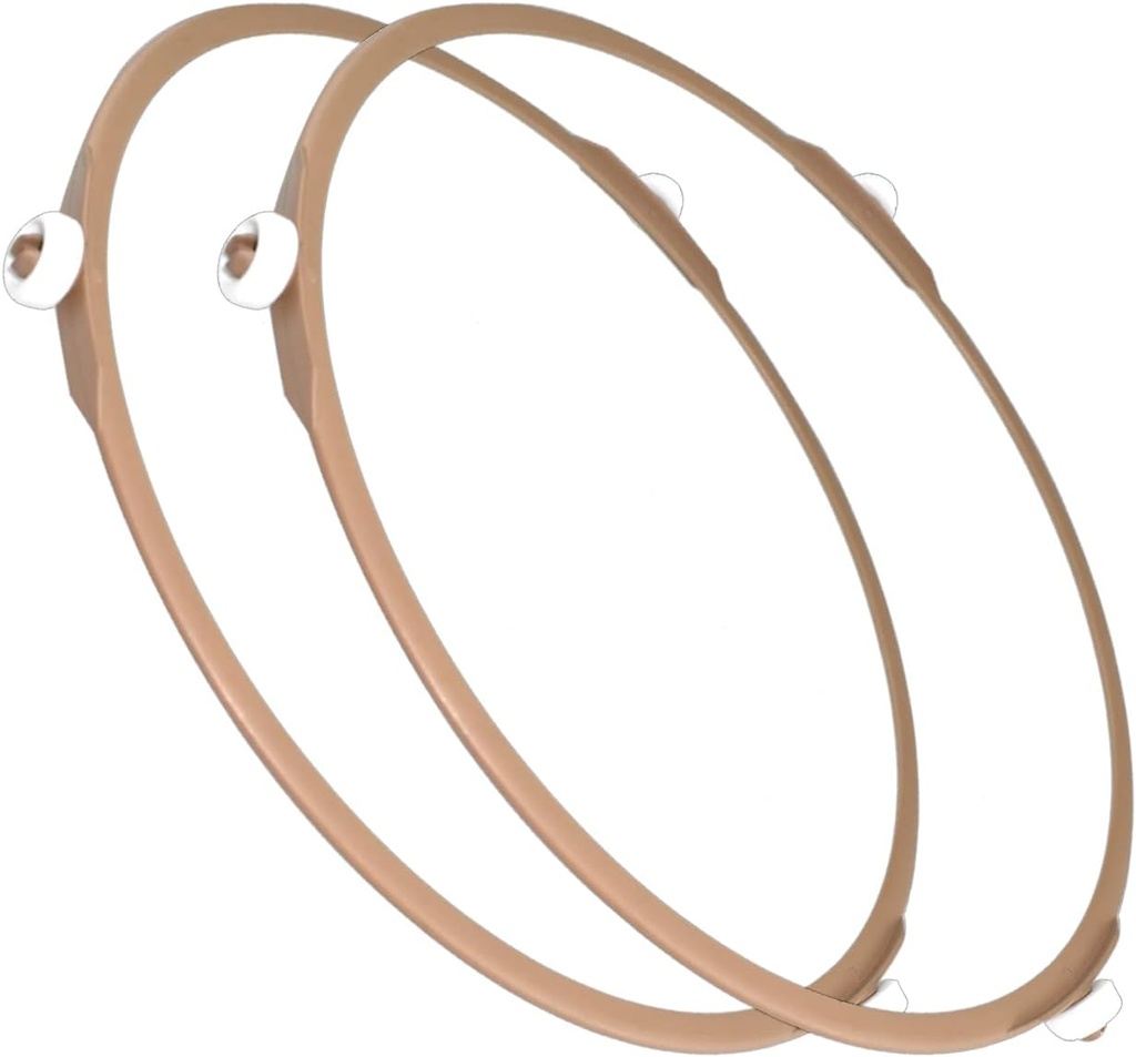 2 PCS Microwave Turntable Ring, Microwave Oven Tray Rotating Roller Support Ring Outer Diamater 8.7" / 221mm, Wheels Height 0.59" / 15mm