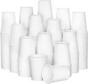 8 oz Paper Cups, 300 Pack 8oz Disposable Paper Coffee Cups, Coffee Cups 8 oz for Cold and Hot Drinks, White Paper Drinking Cups for Parties, Picnic, Cafes, Bistros and Events