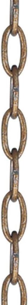 Livex Lighting 5610-48 Accessories Light Extra Heavy Duty Decorative Chain, Antique Gold Leaf