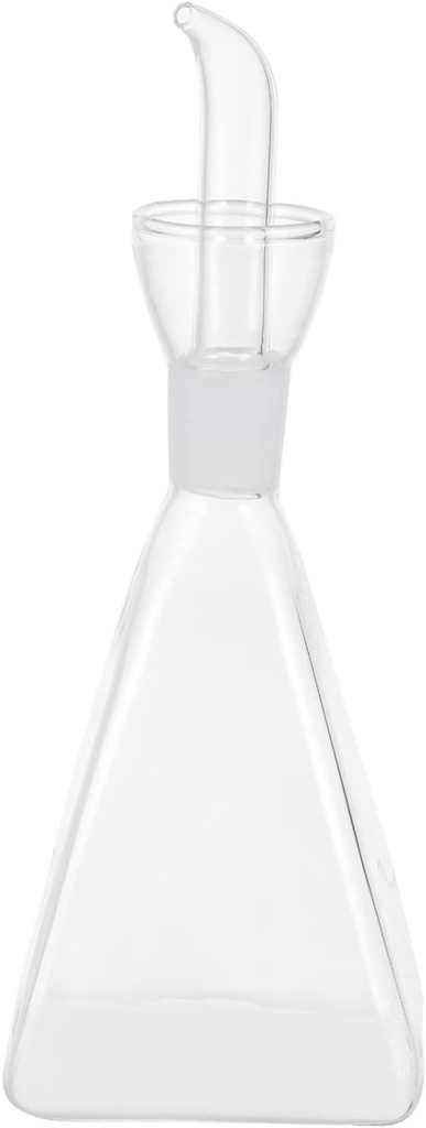 IMIKEYA 500ml Square Glass Olive Oil Bottle Kitchen Seasoning Container Easy Pour Spout for Cooking and Food Storage Condiment Dispenser