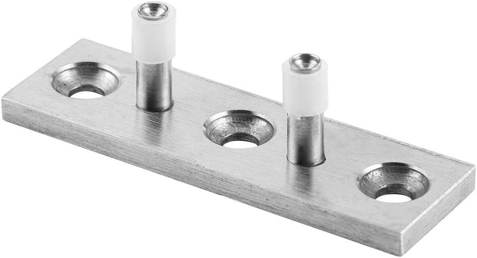 EMUKOEP Household 304 Stainless Steel Floor Roller Guide Hardware Fittings for Sliding Barn Door