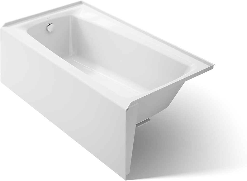 Kohler K-26071-LA Irvine 60" x 32" Alcove Bath with Left Hand Drain - White