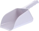 Garneck 1pc Lightweight Plastic Baking Scoop Small Ice Cube Shovel for Easy Measurement of Flour Dried Fruits and More Smooth Edges Easy to Clean Space-saving Design