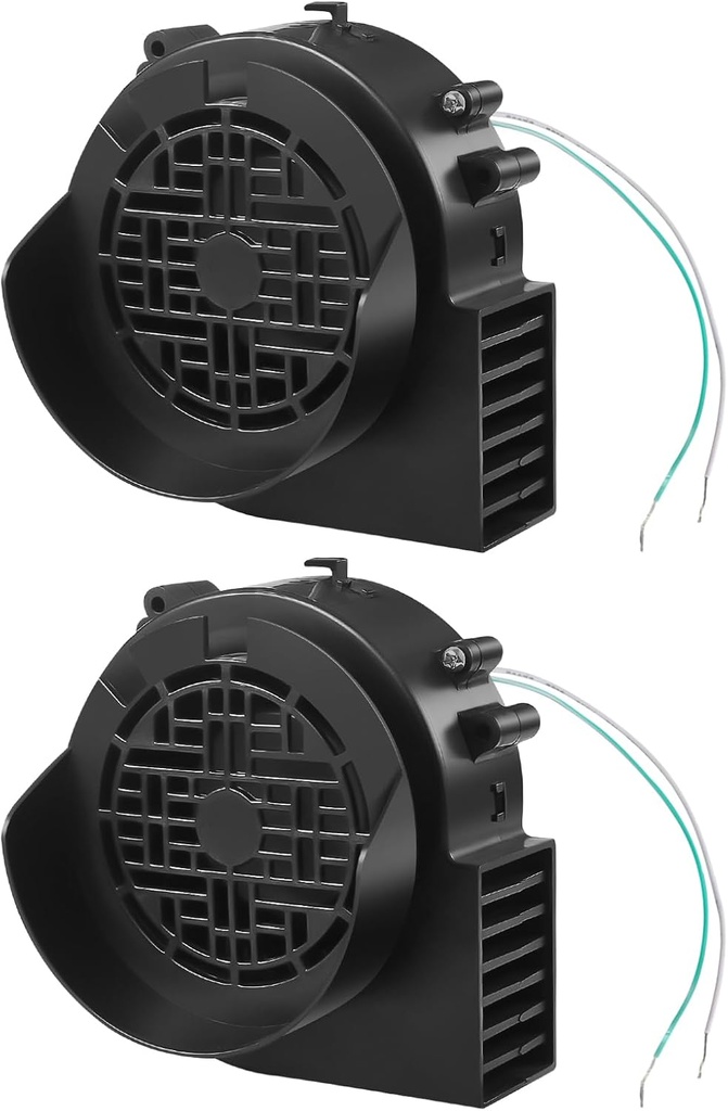 2-Pack Air Blower for Inflatables Not Including Lights and Power Cord, Envanptaz Replacement Inflatable Fan Blower 1A for Below 13FT Christmas Thanksgiving Halloween Yard Party Indoor Outdoor