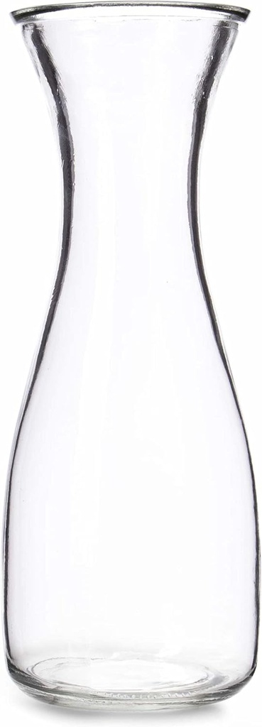 34 oz (1 Liter) Glass Carafe Beverage Bottles - Water Pitchers, Wine Decanters, Mixed Drinks, Mimosas, Centerpieces, Arts & Crafts - Restaurant, Catering, Party, & Home Kitchen Supplies Multicolor