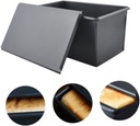 1pc Box Lid Non-stick Bread Mold for Home Baking Capacity Easy to Toast Mold Kitchen Baking Supplies