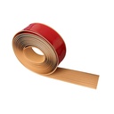 Vinyl Floor Transition Strip Self Adhesive 2"×20' Light Brown Wood Grain Floor Divider Strip Flooring Transition Strips for Laminate Flooring, Uneven Floors(20FT,2in,Light Brown Wood Grain)