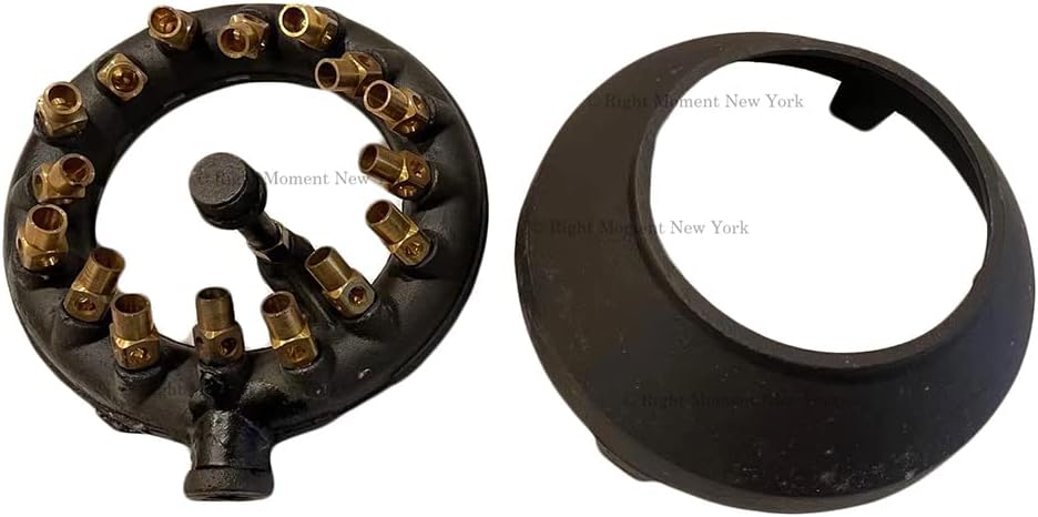 16 Tip Jet Burner with Iron Lid (Propane Gas) for Commercial Wok Range -128,000 BTU