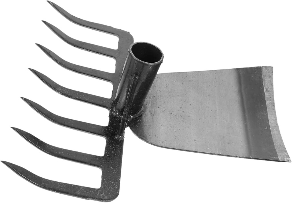 Multi-Functional Garden Hoe with Rake Lightweight Hand Tool for Weeding and Trenching Gardening Gadget for Vegetable and Flower Beds