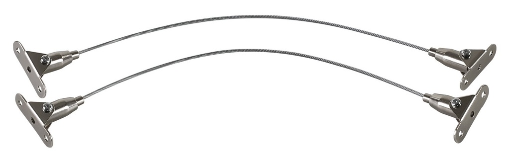 Mount-It! Furniture Anti-Tip Anchor - Steel Child Safety Straps | Secure Wall Anchors for Bookshelf, Dresser, Cabinet, Earthquake Protection for Babies and Pets, 2 Pack, Hardware Included