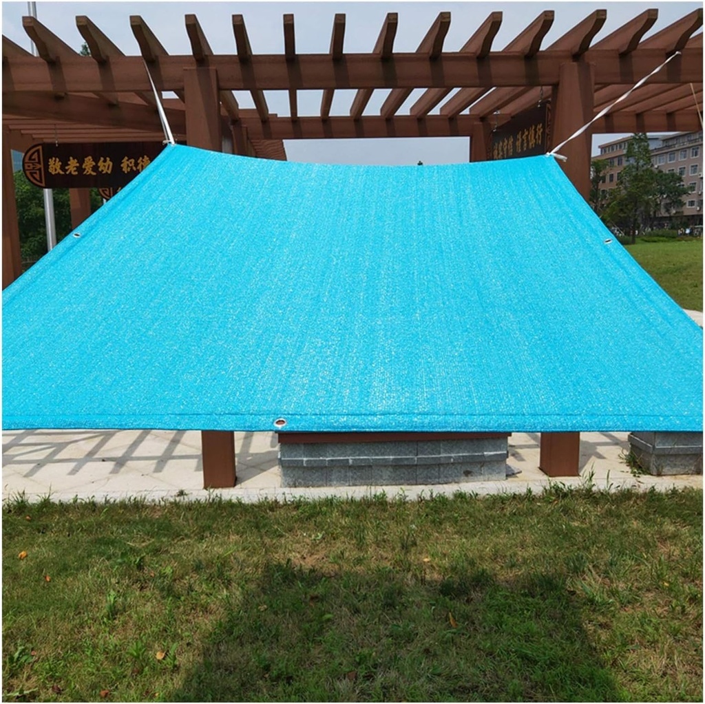 Sunblock Shade Cloth, Light Green Shades Net, Home Sun Protection Heat Insulation, Courtyard Outdoor Garden Balcony, Customizable PENGFEI (Color : A, Size : 5mx5m)