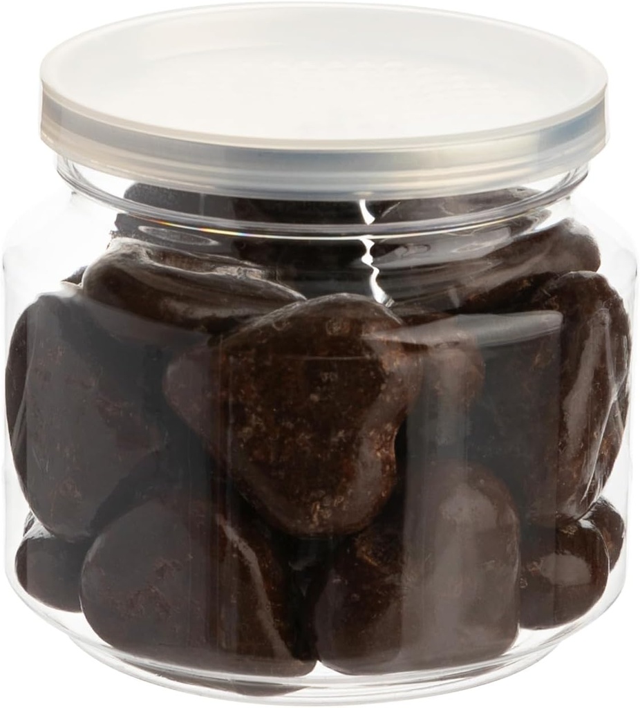 Hammont Clear Plastic Containers with Lids – 200 Pk Small Food Storage Jars W/ Aluminum Peel-Off Seal & Snap-On Lid – Airtight Canisters - Made for Hammont Automatic Cup Sealers (4 oz. Wide)