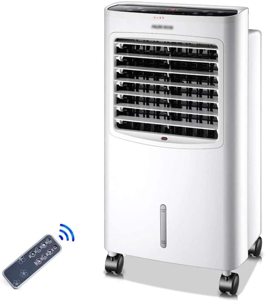 Remote Control Evaporative Air Cooler, Swing Portable Air Cooling Fan, 12 Hour Timer Swamp Cooler for Room/Home/Office