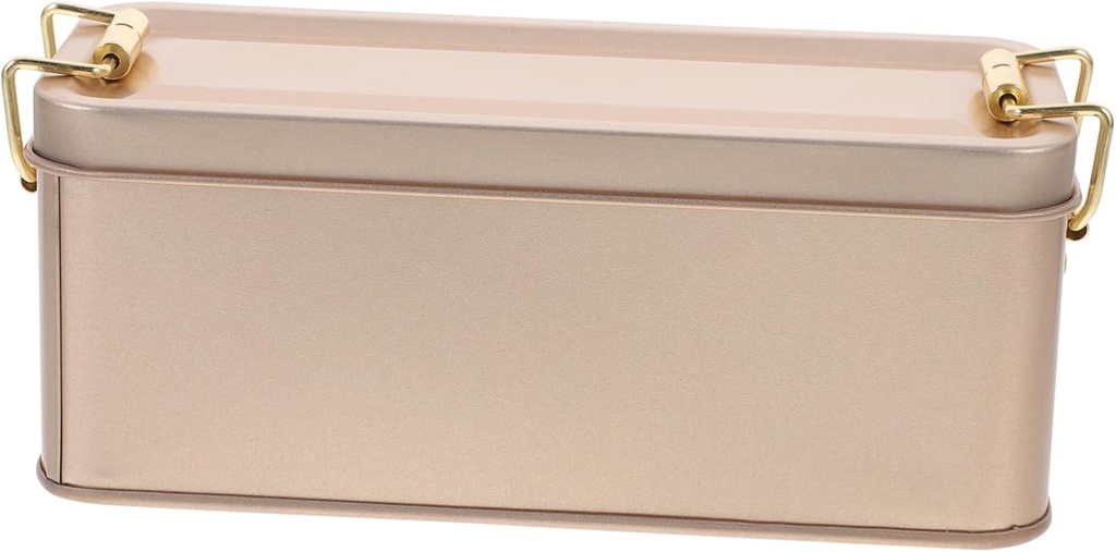 iplusmile Vintage Small Storage Box with Lid Retro Tinplate Candy Container for Wedding Favors Jewelry and Small Gift Packaging Compact Lightweight Candy Storage Box