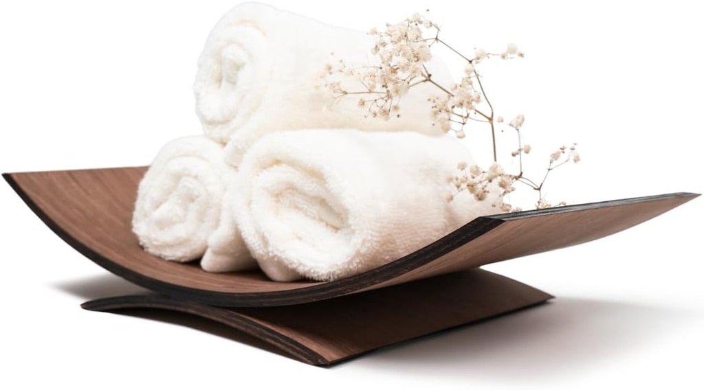 Towel Storage for Bathroom, Rustic Bath Towels Holder Organizer, Rolled Hand Bath Linen Stand, Guest Bathroom Towel Rack