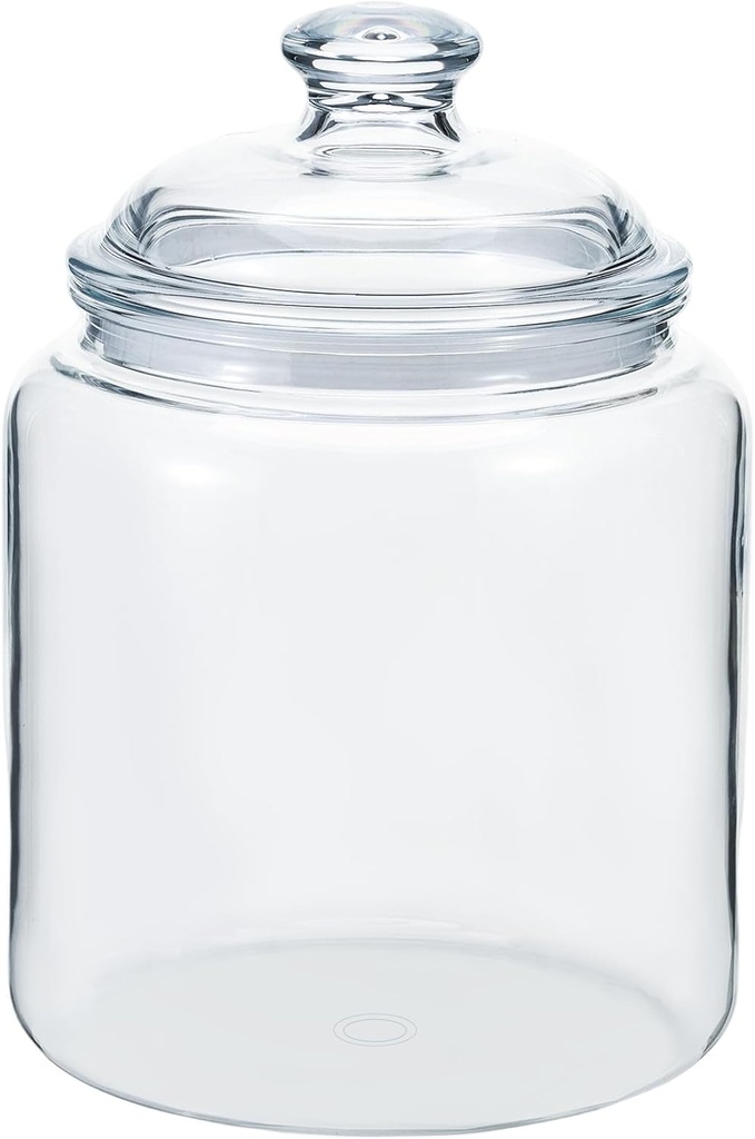 Acrylic Cookie Jar with Lids Airtight, 77 oz Acrylic Airtight Candy Jar Large Food Storage Canister Clear Plastic Shatterproof Apothecary Jars for Dog Treats, Sugar, Tea, Spices, Coffee